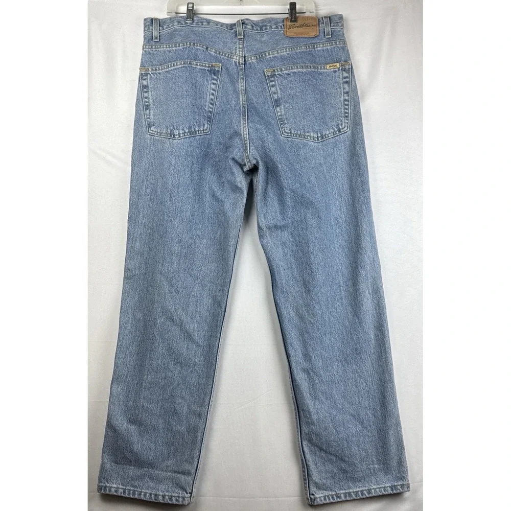 Levi Strauss Signature Mens‎ Relaxed Fit Jeans Light Wash Denim 38x30